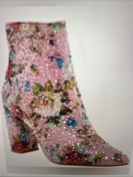 Betsey Johnson Shoes - BetseyJohnson Beaded Bootie. 2.5” heel NWOT Sz 9.5 PERFECTION ON THE FOOT!